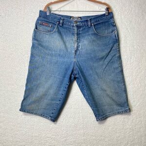 Breaker Jeans Women's Vintage 90s Bermuda Jean Shorts Medium Wash Size 16